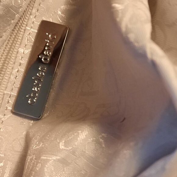 David Charles Famous Designer Peach Color Bag - Picture 3 of 5